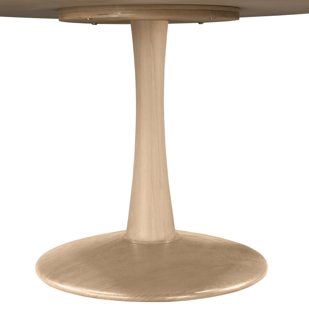 Holly Dining Table, Natural, 48" Diameter