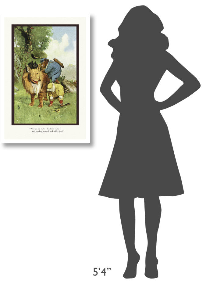 "Teddy Roosevelt's Bears: Get On My Back" Paper Print by R.K. Culver, 22"x32"