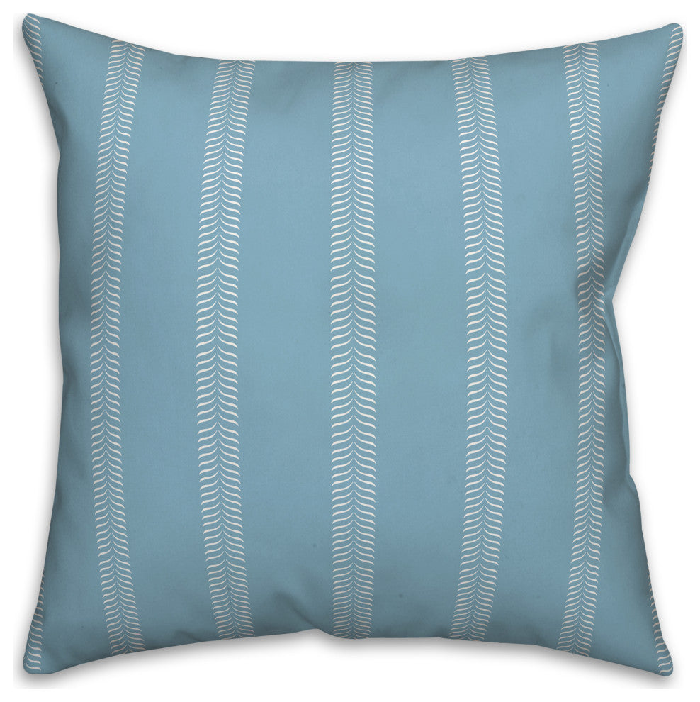 Blue Lines 18x18 Indoor/Outdoor Pillow