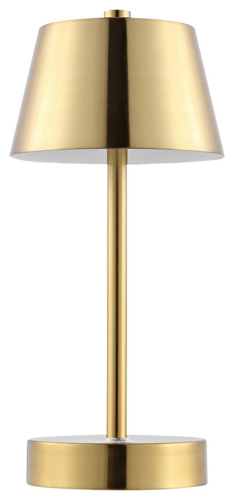 Safavieh Laita Rechargeable LEDTable Lamp Brass Gold