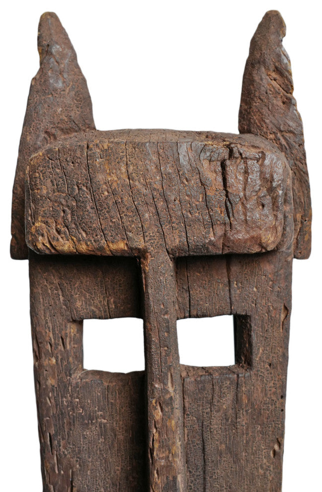 Consigned Old Dogon Mali Mask on Stand