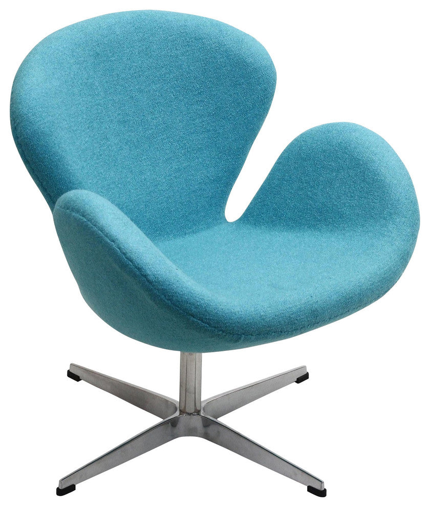 Modern Contemporary Living Room Lounge Chair Blue