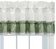 Madelyn 60" x 16" Ruffled Victorian Valance, Sage