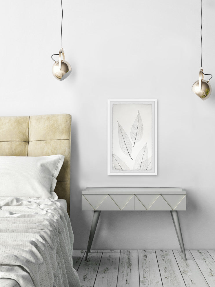 "Pointing Leaves" Framed Painting Print, 30x45