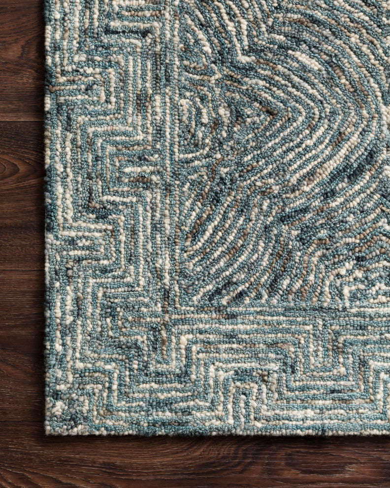 Denim Wool Ziva Area Rug, 11'6"x15'