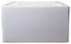 36" Biscuit Arched Apron Thick Wall Fireclay Double Bowl Farm Sink