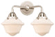 288-2W-PN-G531-LED 2 Light 15.5" Bath Vanity Light, Polished Nickel