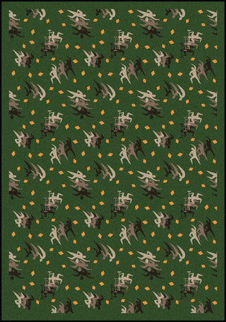 Games People Play Rug, Sage, 3'10"x5'4"