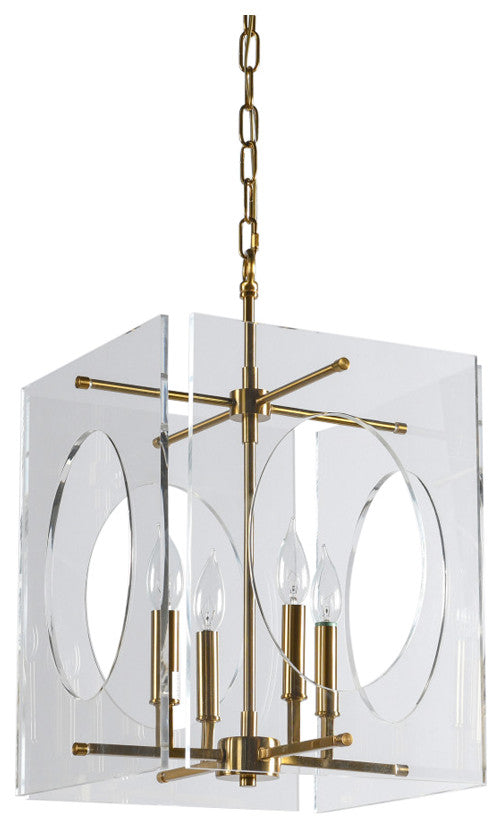Tessa Brass Chandelier