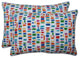 Color Tabs Primaries Over-sized Rectangular Throw Pillow, Set of 2