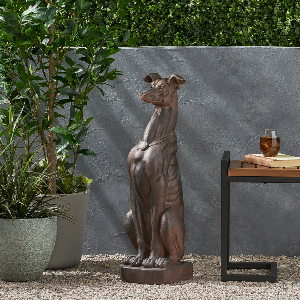 Maxim Greyhound Dog Statue