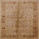 Ahgly Company Indoor Square Mid-Century Modern Area Rugs, 5' Square