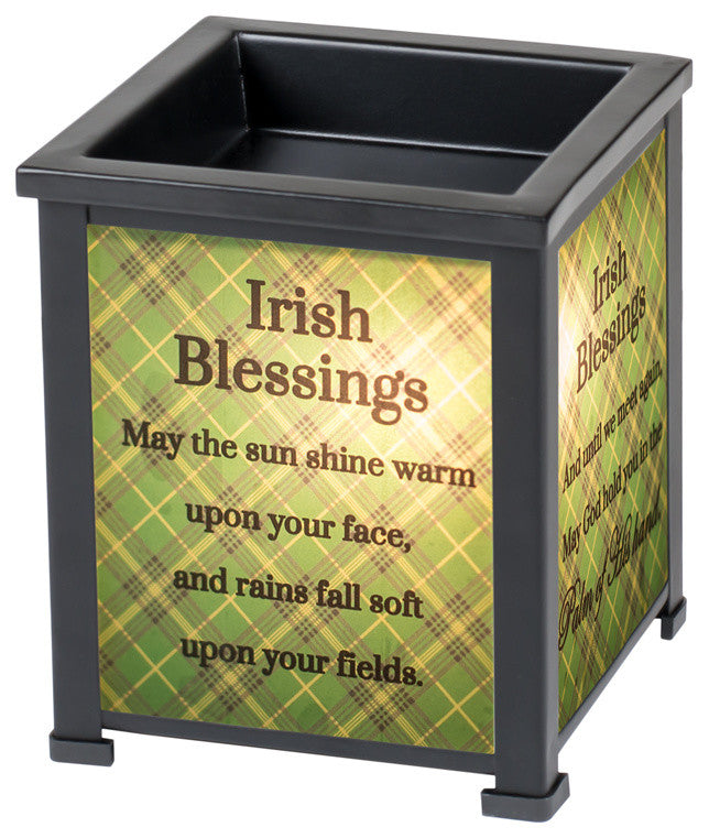 Irish Blessings God Hold You Glass Warmer