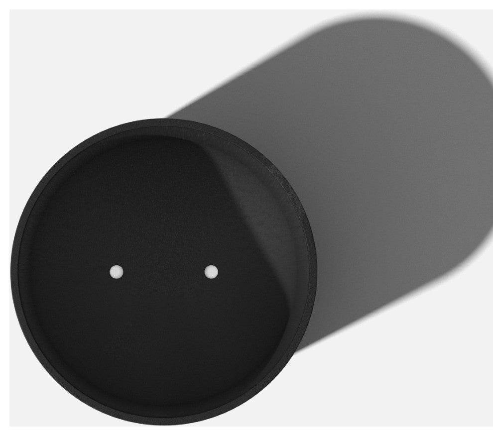 Pure Series Kona Planter, Black, 15", 2 Pack