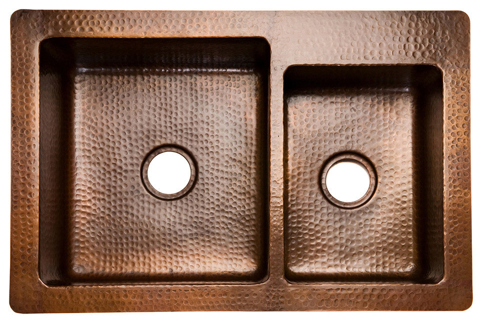 Premier Copper Products KSP3_K60DB33229 Kitchen Sink and Drain Package