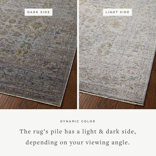 Jean Stoffer x Loloi Bradbury Grey / Multi 18" x 18" Sample Rug