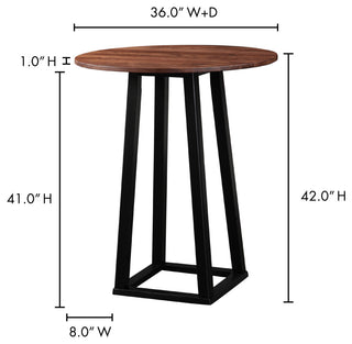 Tri-Mesa Bar Table
