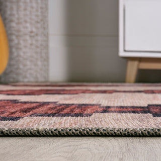 Timantii Modern Trellis Kilim Area Rug, 2x8