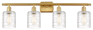 Innovations 516-4W-SG-G1113 4-Light Bath Vanity Light, Satin Gold