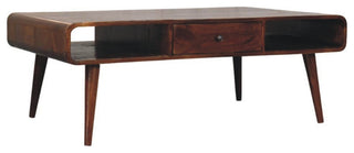 Coffee Table Avora 2 Drawer, Chestnut Finish