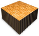 Big Floors Interlocking, Practice Dance and Gym Floor, Oak, 15''x15''