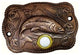 Trout Scene Door Bell, Pewter