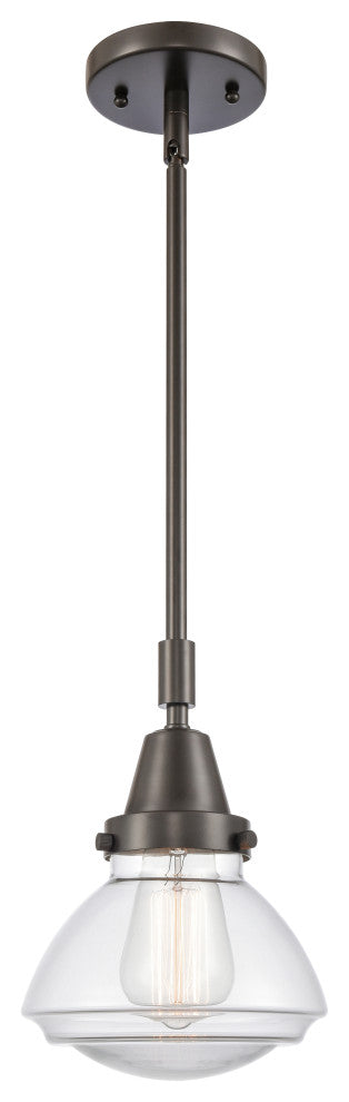 Innovations 447-1S-OB-G322 Olean 1 Light Mini Pendant, Oil Rubbed Bronze