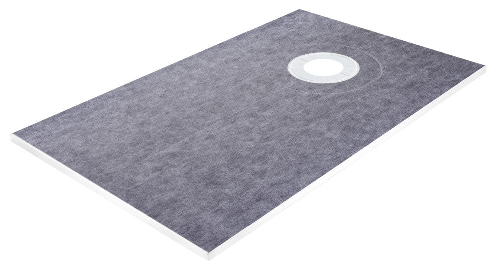 VEVOR Shower Curb Kit, 38"x60" Watertight Shower Curb Overlay With 4" Grate
