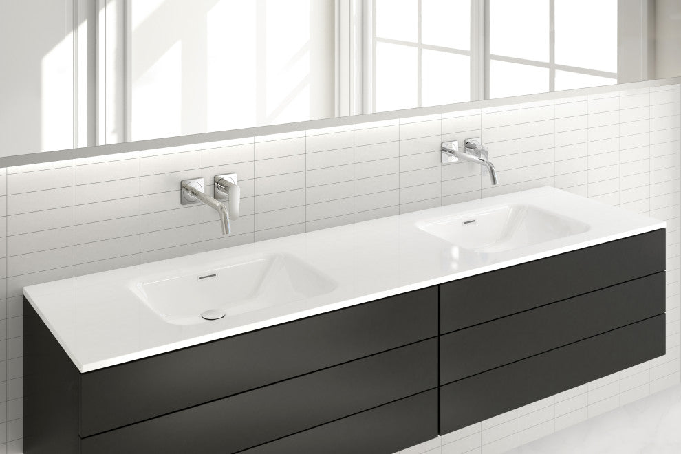 Element Collection Sink 72"x20" With WETMAR BIO, Matte White