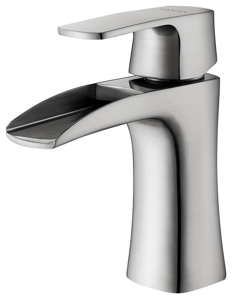Alessandra Single-Lever Vessel Bathroom Faucet, Brushed Nickel