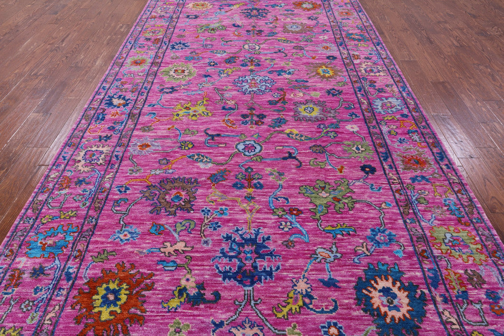 7' 2" X 14' 2" Turkish Oushak Hand-Knotted Wool Rug - Q13636