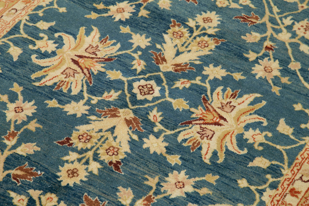 Rug N Carpet - Hand-Knotted Oriental 4' 0" x 6' 1" Soft Oushak Area Rug