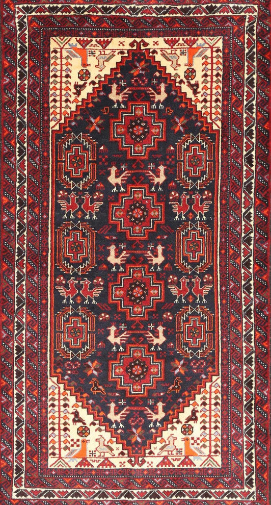 Ahgly Company Indoor Rectangle Traditional Area Rugs, 2' x 4'