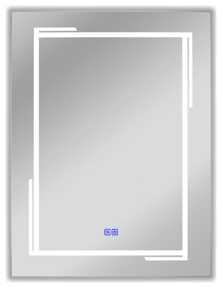 CHLOE Lighting LUMINOSITY Rectangular TouchScreen LED Mirror
