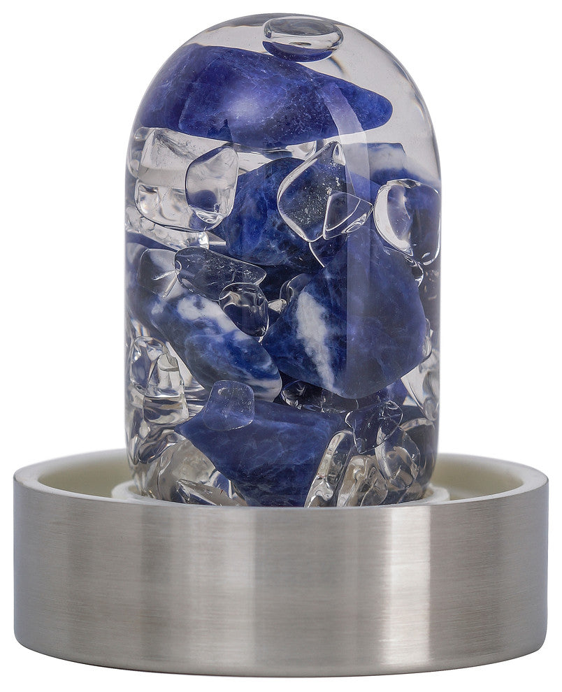 Water Bottle, VitaJuwel ViA Gemwater Bottle, White Loop Caps, Balance Old