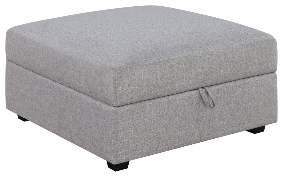 Cambria 4-piece Upholstered Modular Sectional Sofa Grey