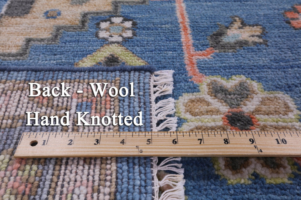 8' 0" X 10' 0" Kazak Hand Knotted Wool Rug - Q13642