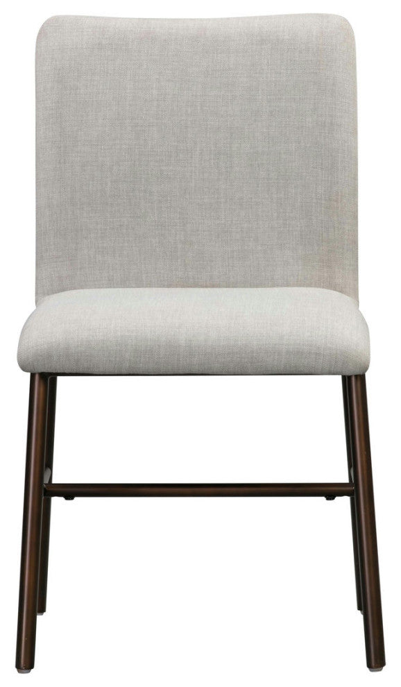 TOV Furniture Bushwick Taupe Upholstered Dining Chair (Set of 2)