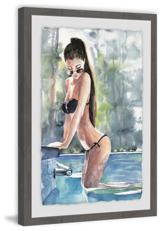 "Ultimate Summer Body" Framed Painting Print, 12"x18"
