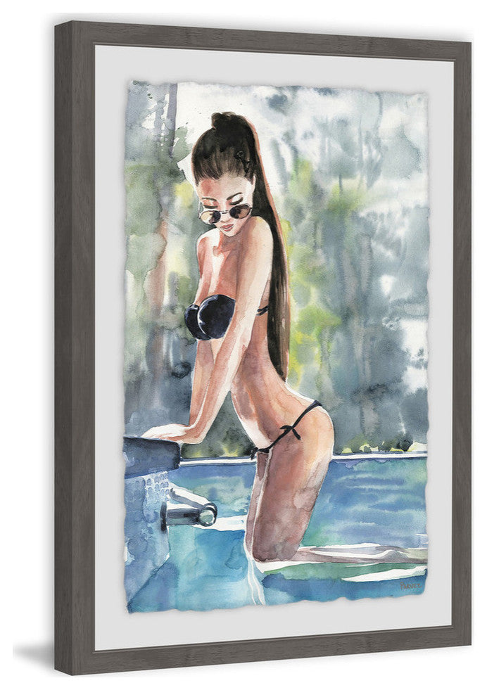 "Ultimate Summer Body" Framed Painting Print, 12"x18"