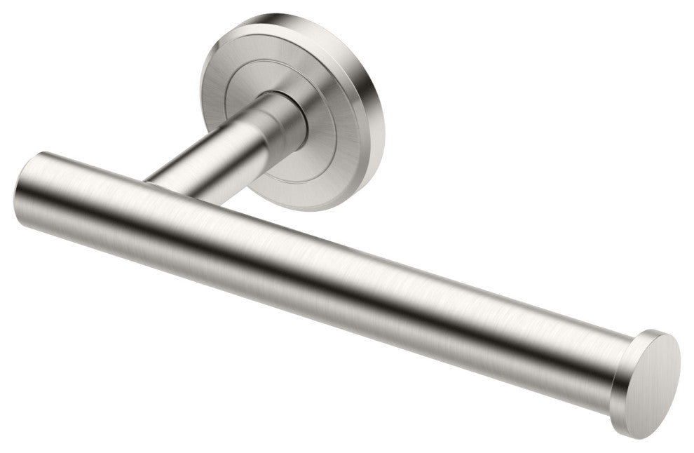 Latitude II Toilet Paper Holder, Satin Nickel, Euro