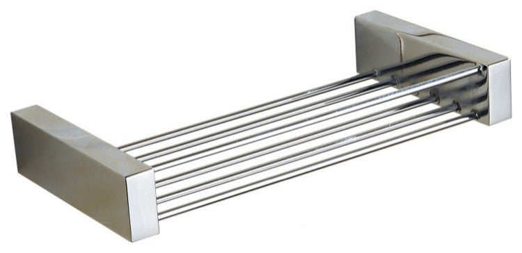 Nameeks NCB46 General Hotel 9-1/10" Wall Mounted Shower Basket - Chrome
