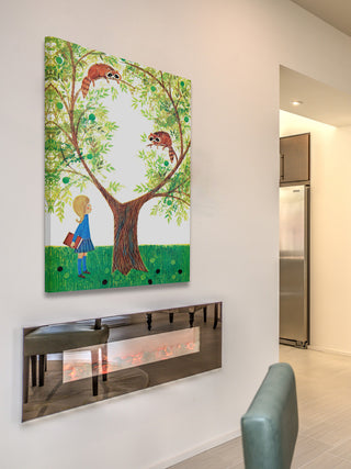 "Red Pandas" Painting Print on Canvas by Curtis