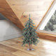 Vickerman Tree With Metal Stand, Tree: Green, Lights: Clear, 2'