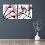 "Coral Luster 1 & 2" Frameless Free Floating Panel Graphic Wall Art, 24"x24"