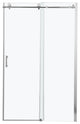 48" W x 76" H Frameless Single Sliding Shower Door, Chrome