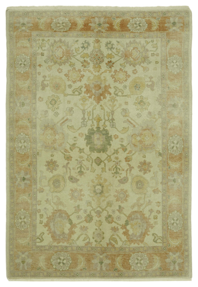 Rug N Carpet - Hand-knotted Oriental 5' 8'' x 8' 1'' Wool Oushak Area Rug