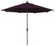 11' Bronze Auto-Tilt Crank Aluminum Umbrella, Pacifica, Purple