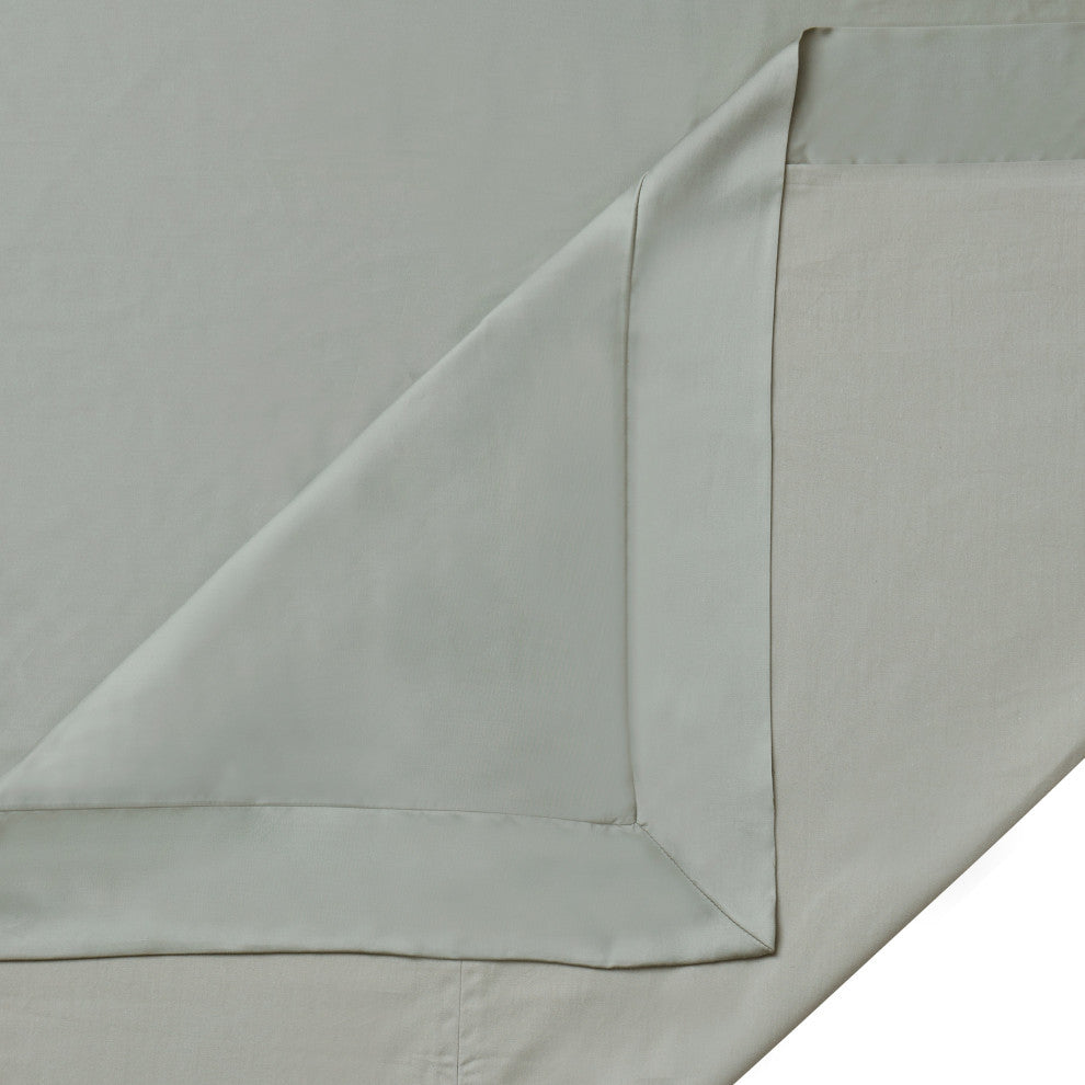 Lyocell Duvet Cover Set, Super Queen, Sage, 3 Piece