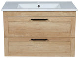 Bathroom Vanity Palm Beach Teak Wood 34" No Mirror